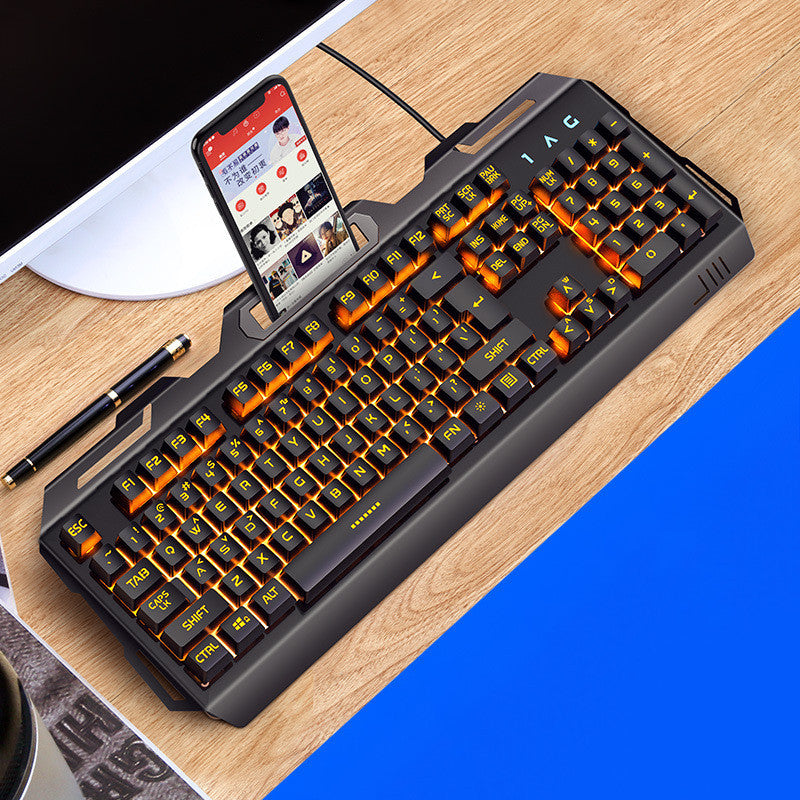 RGB Waterproof Wired Gaming Keyboard And Mouse