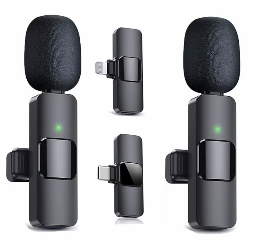 Wireless Lavalier Microphone, IPhone-Android